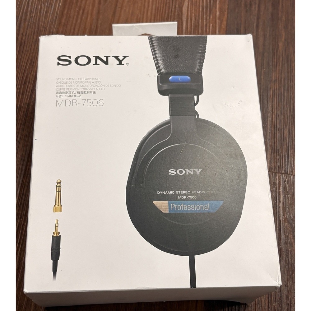 Sony MDR-7506 Professional Closed-back Studio Headphones